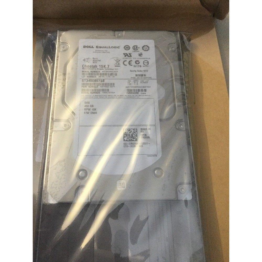 RG5VK DELL EQUALLOGIC 450GB 15K 3.5" SAS HARD DRIVE 0944970-029 FM066-057 EN00 715663213932-FoxTI