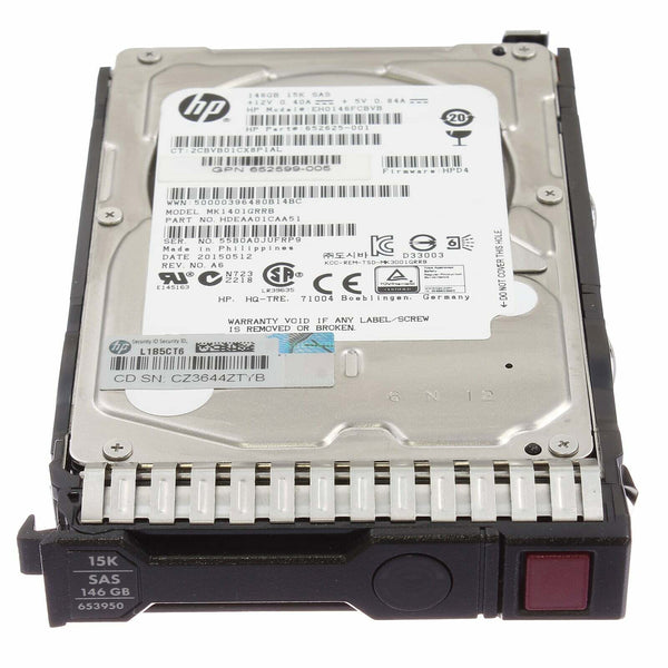 HP EH0146FBQDC 627114-001 146GB 15K 6G 2.5" SC HARD DRIVE FOR GEN8/9 Disco - AloTechInfoUSA