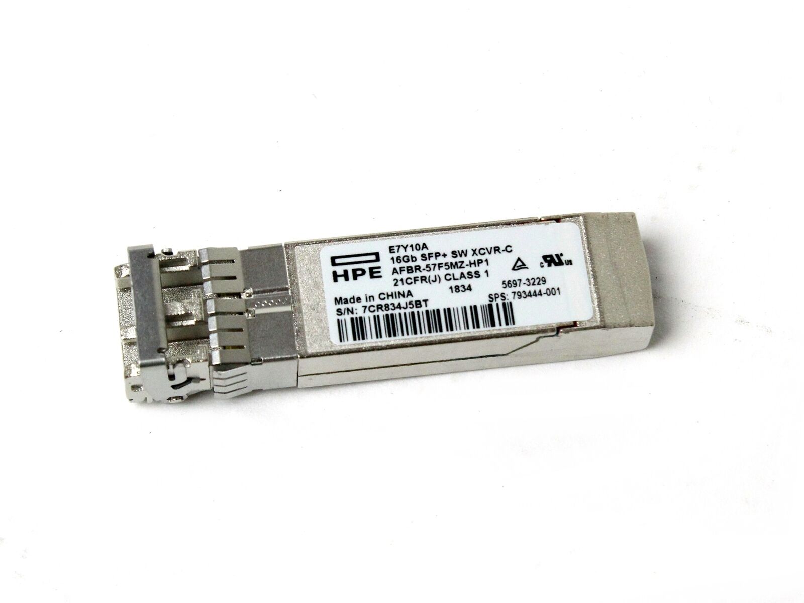 HPE E7Y10A FTLF8529P4BCVAHP Class 1 850nm 16G SFP Transceiver Module 793444-001 - AloTechInfoUSA