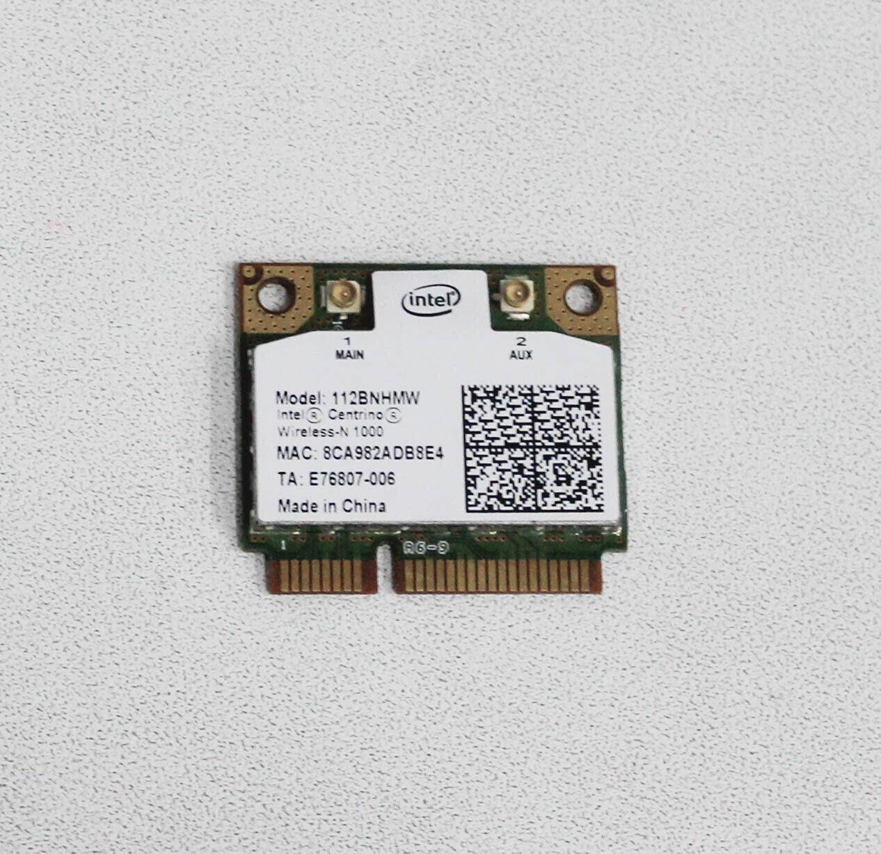 Cartao 593530-001 HP Compaq Intel WIFI 1000 112BNHMW WIRELESS 300Mbps MINI PCI-E CARD - AloTechInfoUSA