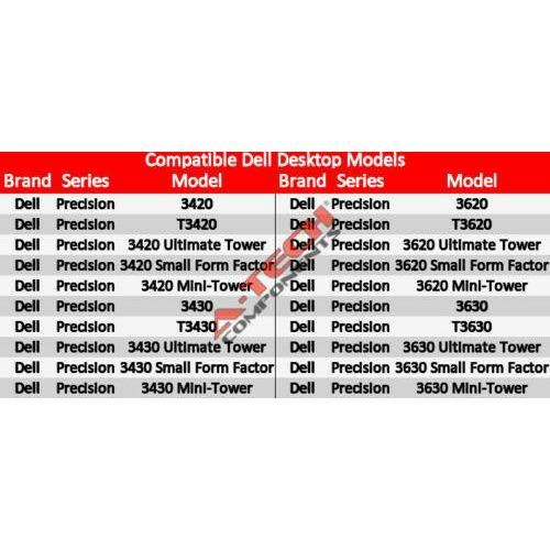 Memoria 16GB Kit 2x 8GB For Dell Precision Workstations T 3420 3430 3620 3630 Ram Memory - MFerraz Tecnologia