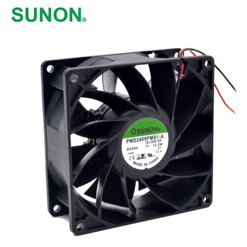 SUNON 24V PMD2409PMB1-A 2pin 12.2W 92mm with axial fans Inverter cooling fan cooler - MFerraz Tecnologia