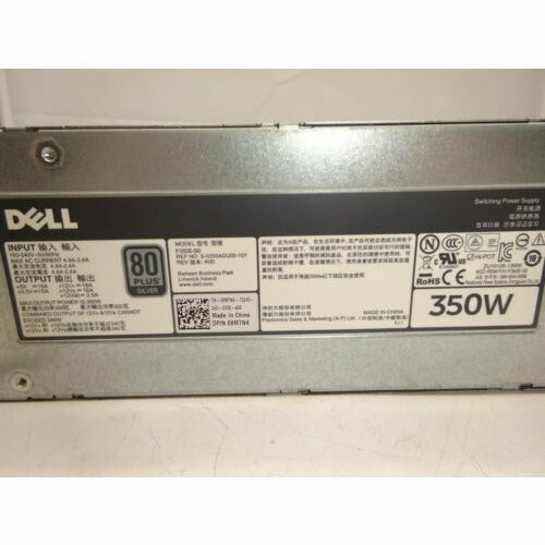 Dell F350E-S0 Rev: A00 S-0350ADU00-101 DP/N: 08M7N4 PSU 350W 80+ #SR133 fonte - MFerraz Tecnologia