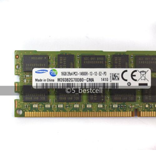 Memoria Samsung 32GB 2x16GB MODULE PC3-14900R 2RX4 DDR3 1866MHZ RDIMM REG ECC MEMORY Ram - MFerraz Tecnologia