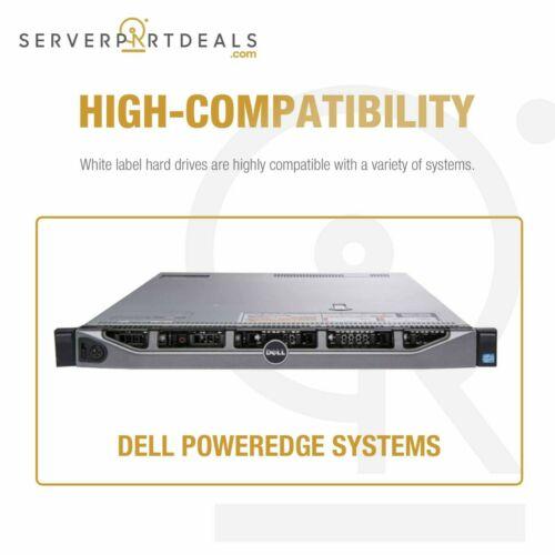 4TB 7.2K SAS 3.5" Server HDD in Dell 13G Tray Compatible in T440 T430 R520 T420 - MFerraz Tecnologia