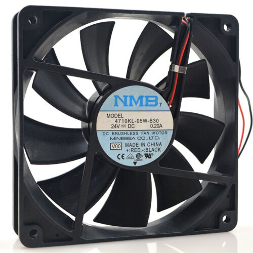 NMB 4710KL-05W-B30 24V 0.2A 12CM 12025 2-wire Inverter Cooling Fan cooler - MFerraz Tecnologia