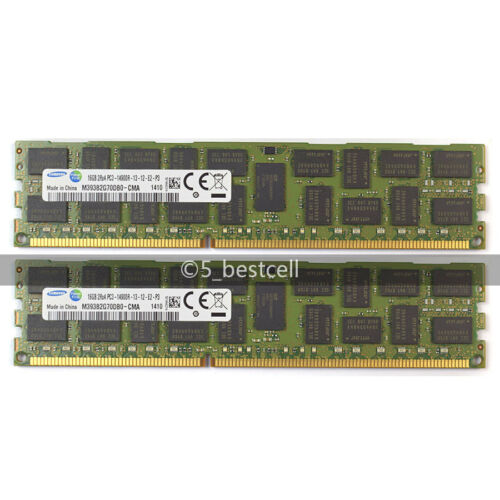 Memoria Samsung 32GB 2x16GB MODULE PC3-14900R 2RX4 DDR3 1866MHZ RDIMM REG ECC MEMORY Ram - MFerraz Tecnologia