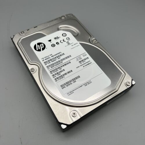 HP 1TB 7200RPM SAS HDD 6Gb/s Dual Port Midline 649327-001 507618-002 MB1000FBZPL disco - MFerraz Tecnologia