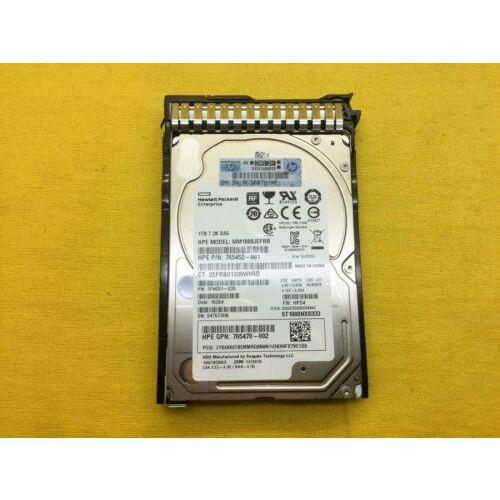 765464-B21 HP 1TB SAS 12G MIDLINE 7.2K SFF (2.5IN) SC 512E HDD 765872-001 888182855553 - MFerraz Tecnologia