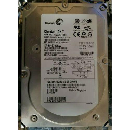 HARD DISK - SEAGATE - ST3146707LW - U320 - SCSI - 68 Pin - 146GB - MFerraz Tecnologia