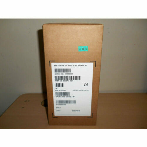 HPE 2TB 12G SAS 7.2K RPM LFF 3.5INCH SC MIDLINE HARD DRIVE 818365-B21 819078-001 disco - MFerraz Tecnologia