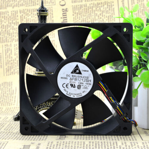 DELTA AFB1212SH 120*120*25mm  12V 0.8A  4pin PWM  Case Cooling Fan cooler - MFerraz Tecnologia