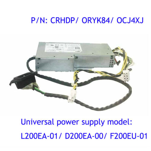 200W Power Supply L200EA-01 D200EA-00 F200EU-01 For Dell Optiplex 2330 9020 AIO Fonte - MFerraz Tecnologia