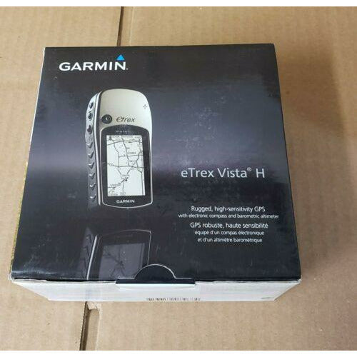 Garmin eTrex Vista H Handheld GPS Rugged High-Sensitivity GPS Camping Hiking - MFerraz Tecnologia