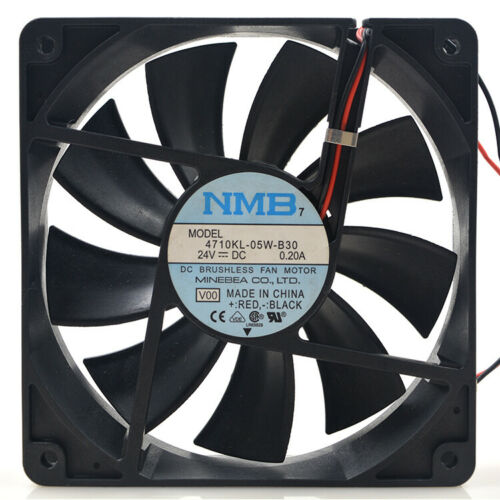 NMB 4710KL-05W-B30 24V 0.2A 12CM 12025 2-wire Inverter Cooling Fan cooler - MFerraz Tecnologia