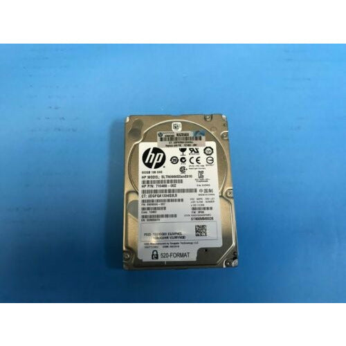 HP 3Par 727401-001 900GB 6G 10K SAS SFF NHP Drive 710488-002 ST900MM0026 disco - MFerraz Tecnologia