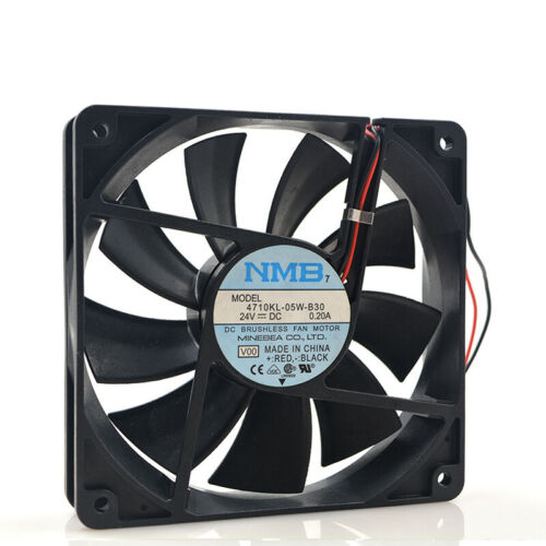 NMB 4710KL-05W-B30 24V 0.2A 12CM 12025 2-wire Inverter Cooling Fan cooler - MFerraz Tecnologia