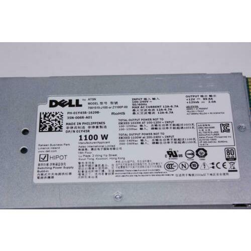 Dell 1Y45R 1100W Power Supply