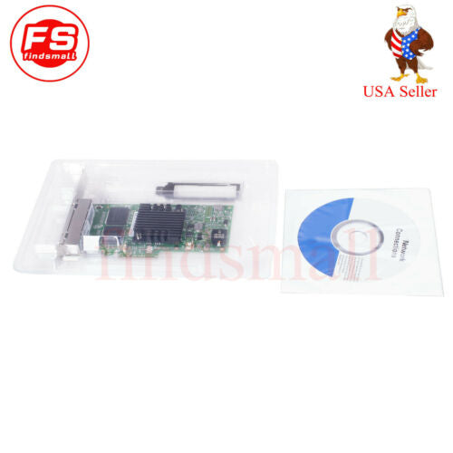 Network Card for I350-T4V2 PCI-E Four RJ45 Gigabit Ports Server Adapter NIC placa - MFerraz Tecnologia