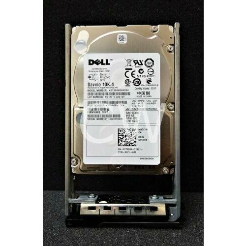 7T0DW 07T0DW Dell SAVVIO 600GB 10K RPM 6Gb/s 2.5" SAS Hard Drive ST9600204SS 700900354110 Disco - MFerraz Tecnologia