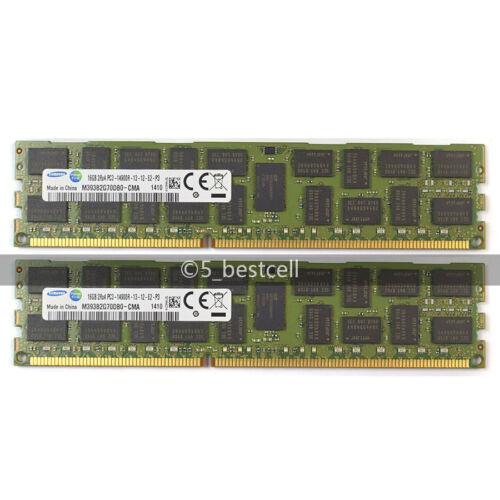 Memoria Samsung 32GB 2x16GB MODULE PC3-14900R 2RX4 DDR3 1866MHZ RDIMM REG ECC MEMORY Ram - MFerraz Tecnologia