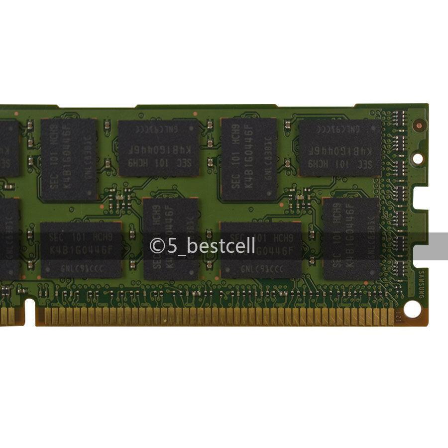 Samsung 16GB 4x 4GB DDR3 2RX4 1600MHz PC3-12800R ECC REG Server Memory Ram-FoxTI