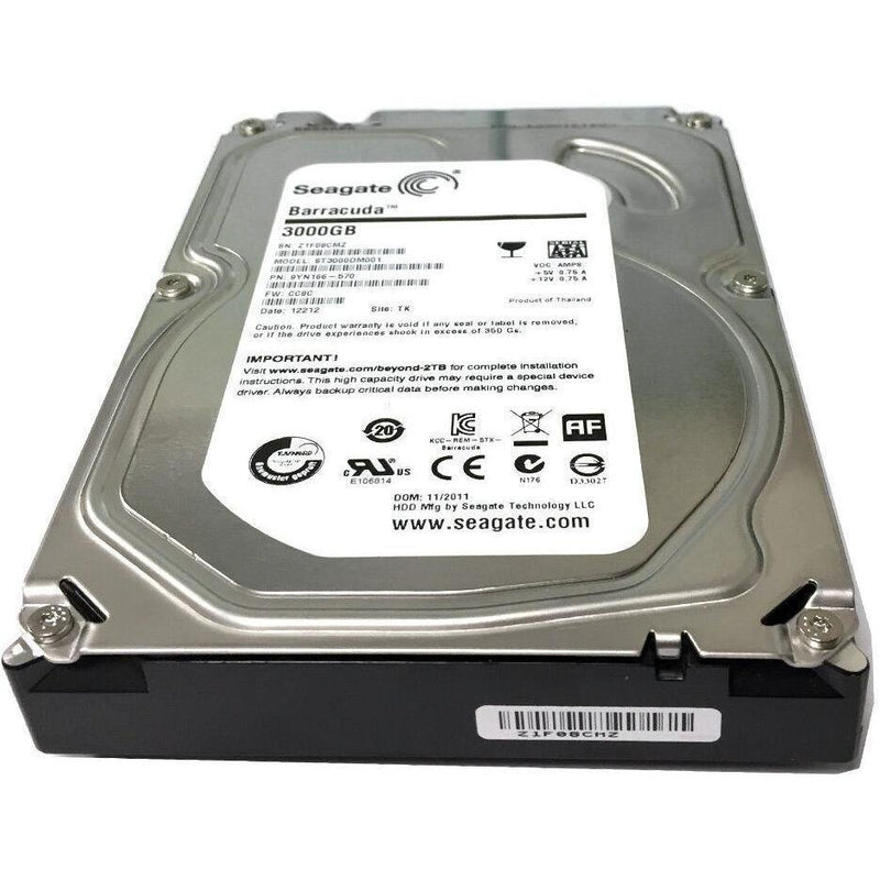 Seagate 3TB 64MB Cache 7200RPM 3.5" SATA III Desktop Hard Drive -PC/Mac/CCTV DVR 8879777622287-FoxTI