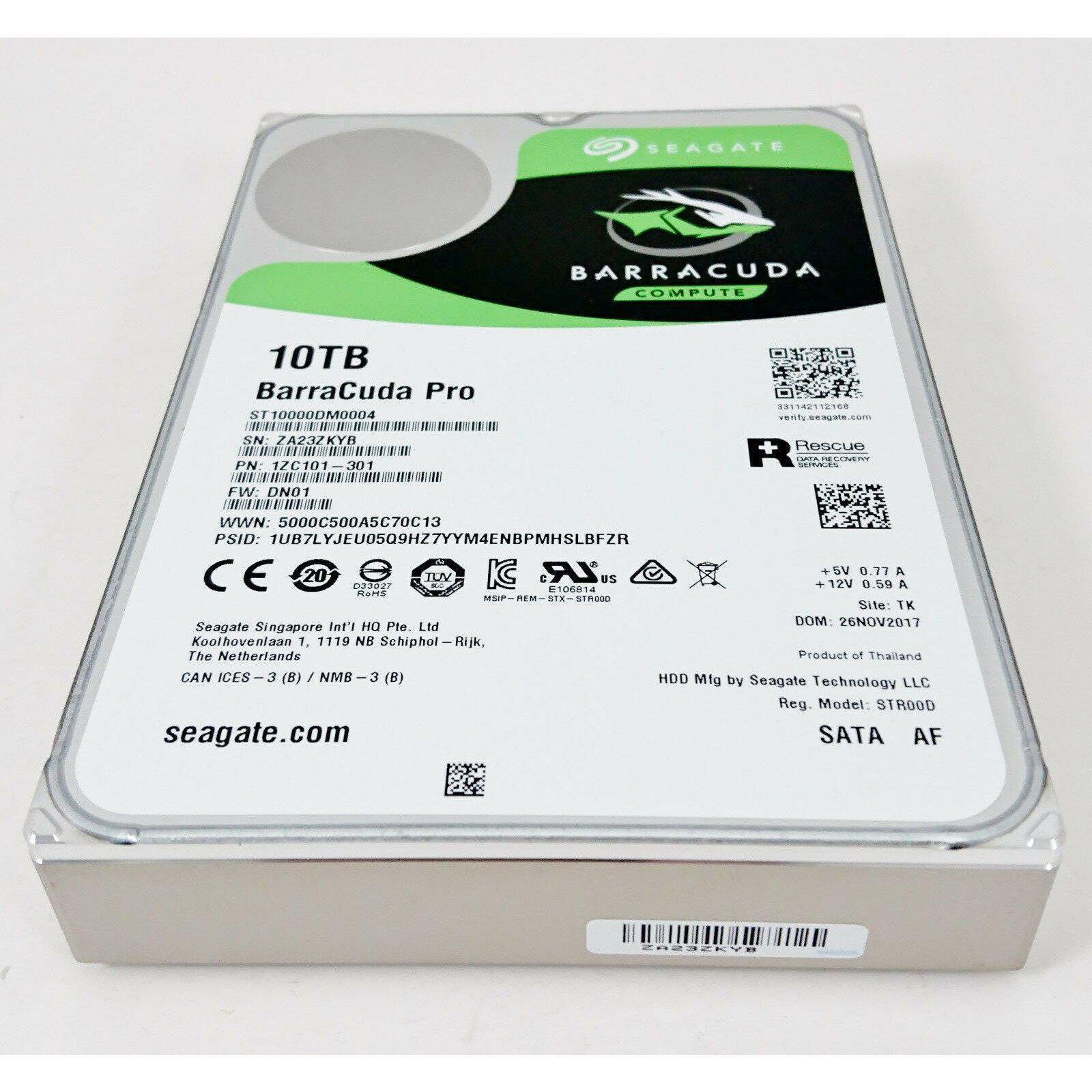 Seagate Barracuda Pro ST10000DM0004 10TB 7200Rpm 3.5" SATA Desktop HDD $$ Sales 696454032669-FoxTI