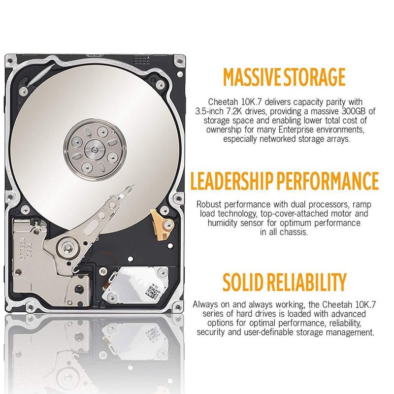 Seagate Cheetah 10K.7 | ST3300007FC | 300GB 10K RPM FC 2Gb/s Ultra320 SCSI 3.5" 8MB Buffer Internal Hard Disk Drive HDD-FoxTI