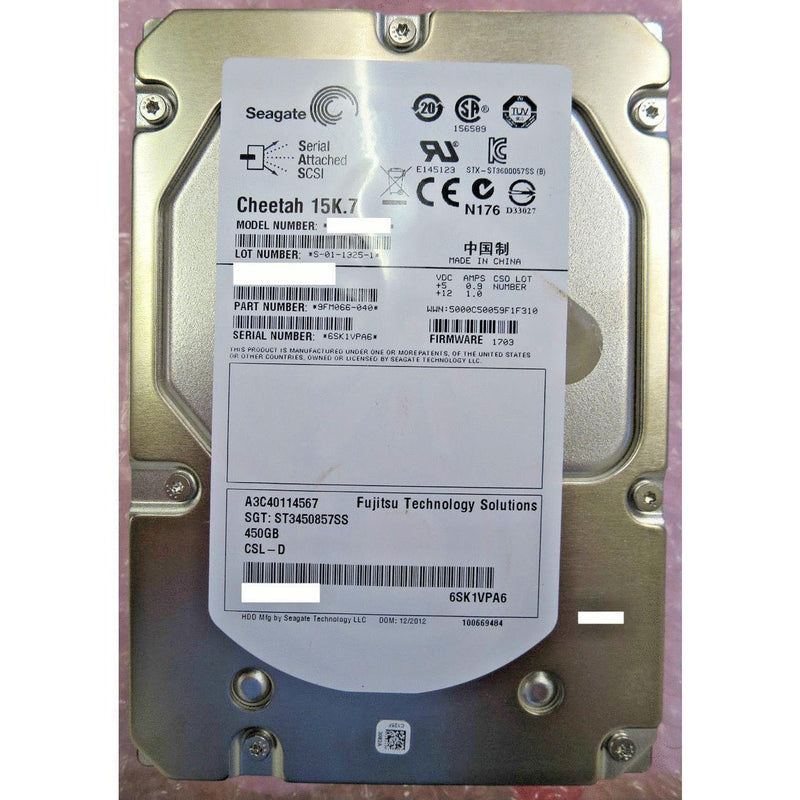 Seagate ST2000NM0023 2TB 7200RPM 6Gb/s 3.5" SAS Hard Drive Disco-FoxTI