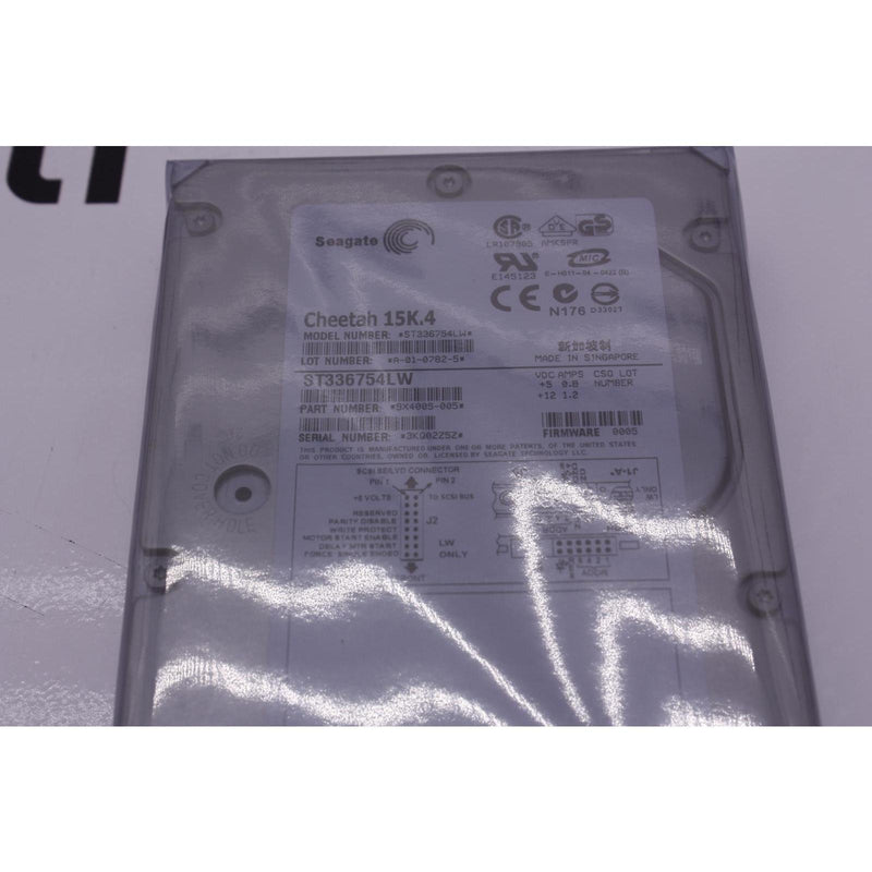 SEAGATE ST336754LW - 36GB 15K RPM 8MB CACHE SCSI 68PIN 3.5" HDD 2000010198757-FoxTI