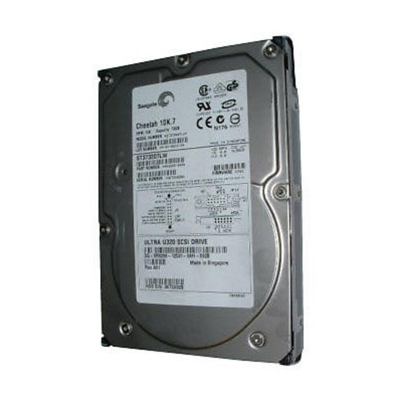 Seagate St373207Lw 73Gb Scsi 10K 60-Pin U320 3.5 Disc Prod Rplcmnt Prt 876670000981-FoxTI