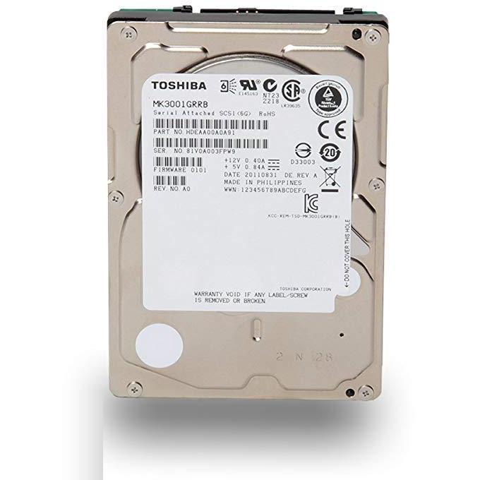 Toshiba 300 GB 2.5" Internal Hard Drive MK3001GRRB-FoxTI